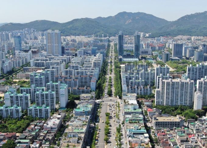 평촌신도시 전경