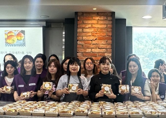 안양시자원봉사센터 기업사회공헌, 평화의집 아동들과 샌드위치 100세트 만들어 간식 제공