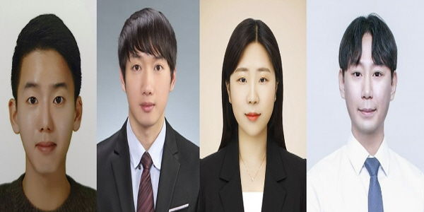 제6회 청년상 수상자 사진_(왼쪽부터)김성욱 이봉준 박기양 편진범 씨