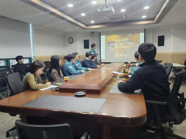 시흥시, 장현지하차도 화재사고 대비 도상훈련 실시