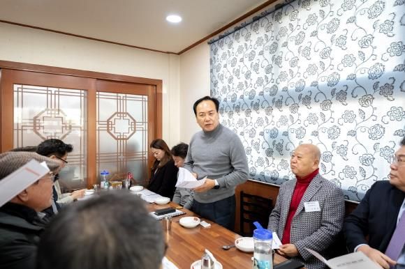 이권재 오산시장, 2025 CES 참관 기업인들과 오찬 간담회