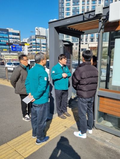 박승삼 시흥시 부시장, 한파쉼터 및 한파저감시설 현장 점검