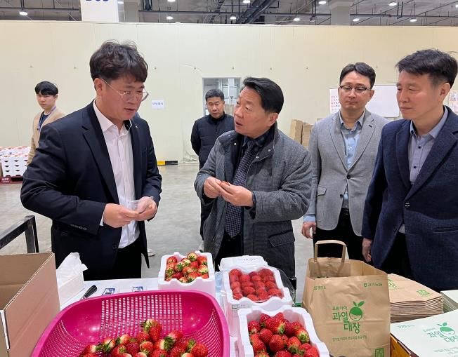 경기도의회 방성환 의원, 농협안성농식품물류센터 현장 점검...경기도 어린이 건강과일 공급사업 내실화