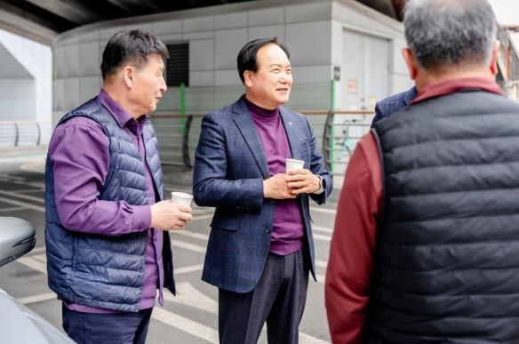오산시, 택시운수종사자 현장 차담회 진행