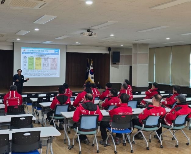 안양시, 산불전문예방진화대 및 산불감시원 전문교육 실시