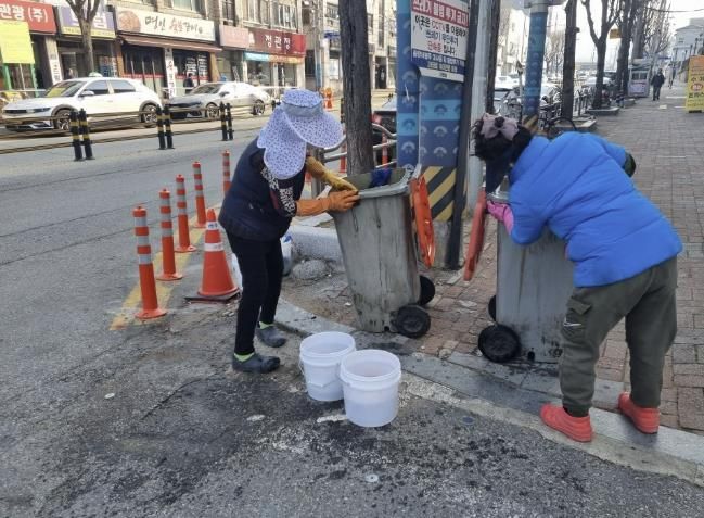 음식물류폐기물 전용수거용기 세척사업