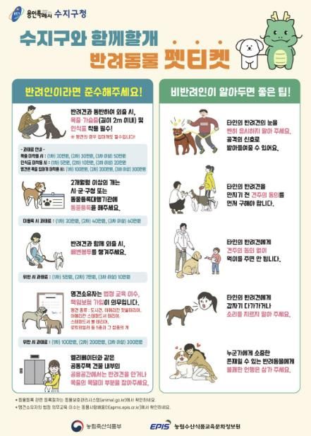 반려동물 펫티켓 홍보물