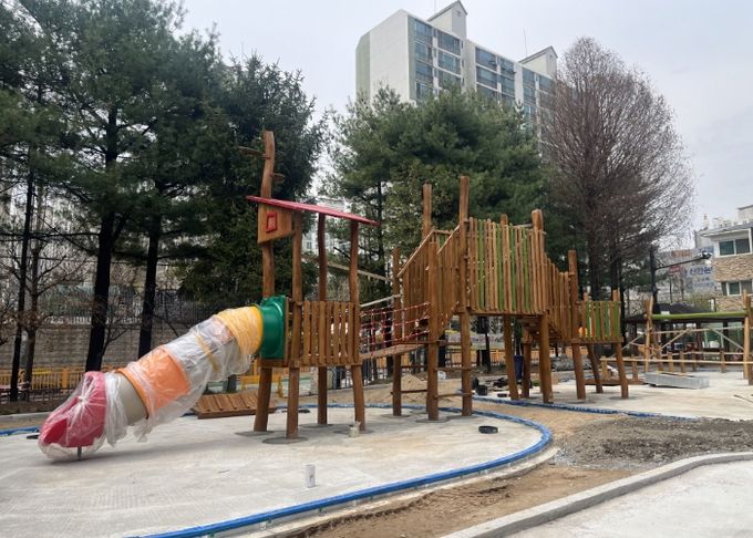 환경개선사업 중인 무원어린이공원