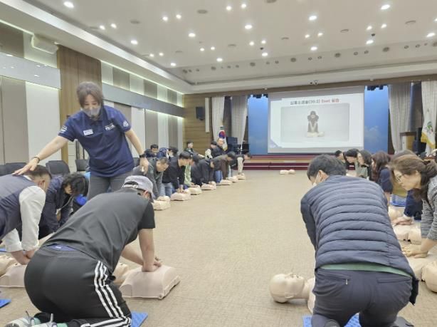 의왕시, 현업업무 종사자 대상 심폐소생술 등 응급처치 교육 실시
