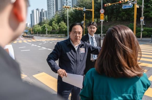 오산시, 재포장 공사 현장실사로 해법 모색