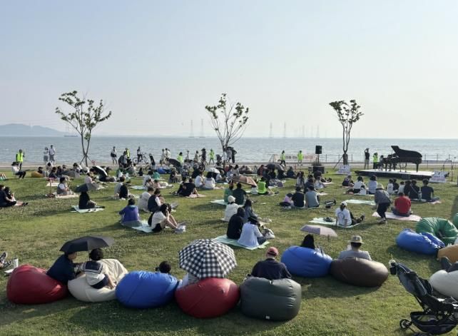 '시화호를 걷는 작은 음악회' 현장