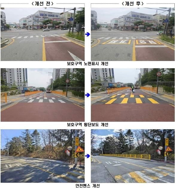교통약자시설 개선 전후