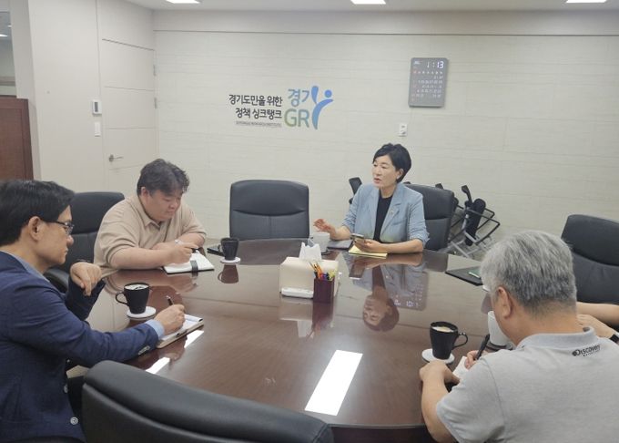 이채명 도의원, 경기연구원장 면담 통해 '미래위원회' 정책 제안 실행력 확보 추진